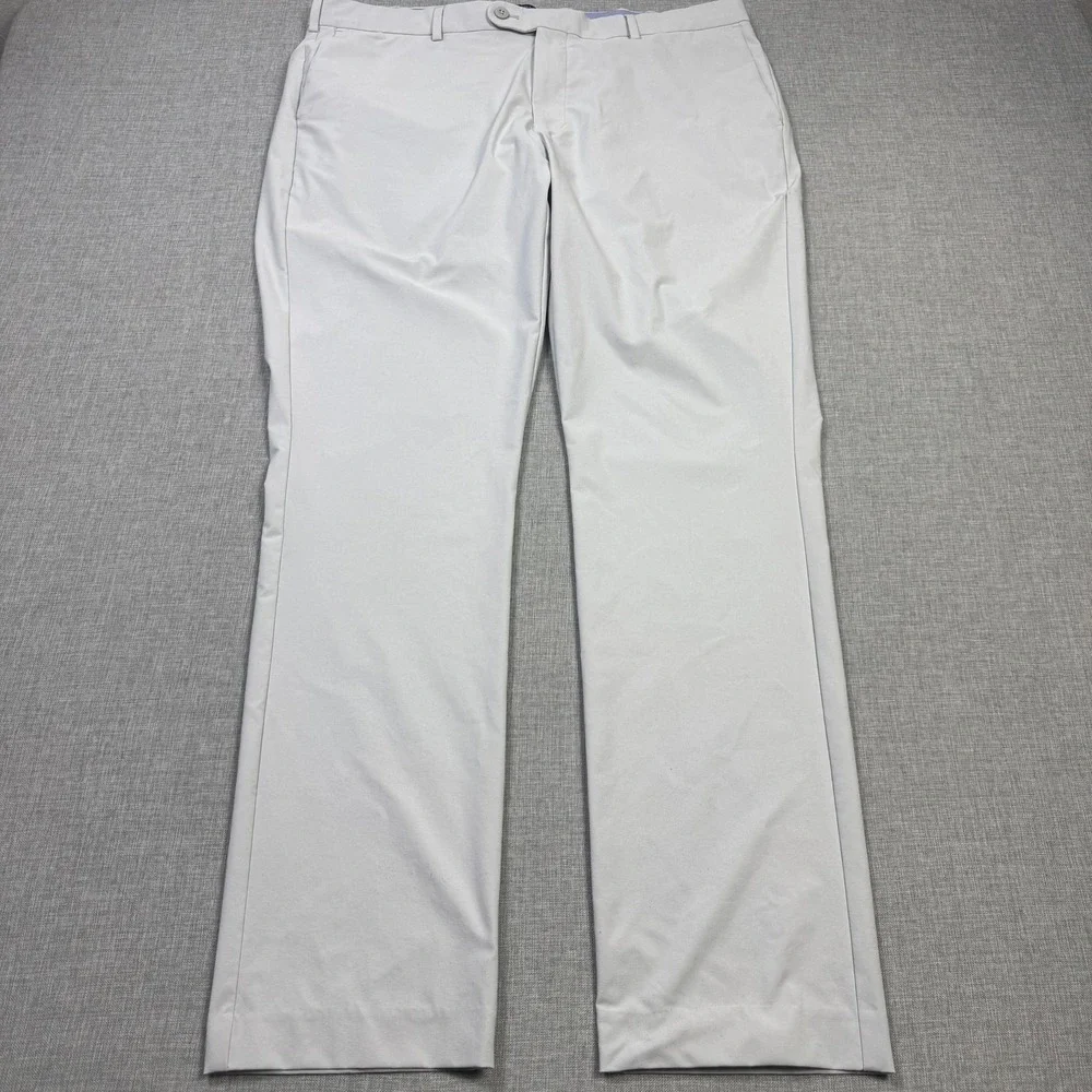 Peter Millar Crown Crafted Surge Performance Trouser Pants Mens 38x32 Gray